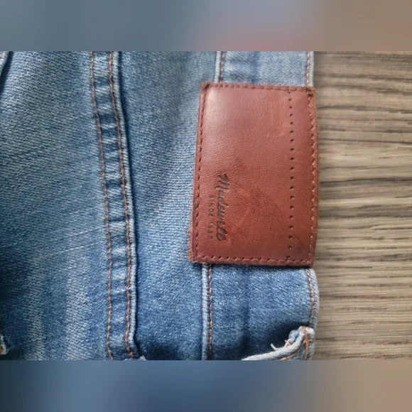 Madewell Blue Skinny Jeans Sleek Fit - Picture 4 of 8